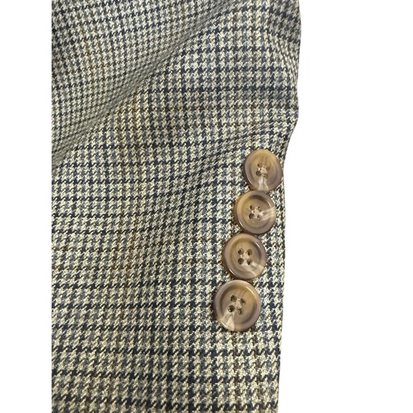 Vintage Lauren Ralph Lauren Men's Houndstooth Blazer Sport Coat Size 46L - Picture 4 of 10